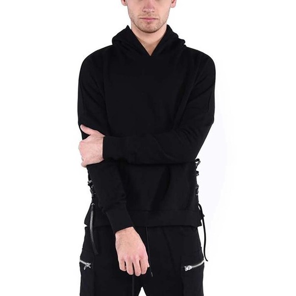 HIP AND BONE Corset Hoodie Sweatshirt - Picture 1 of 2